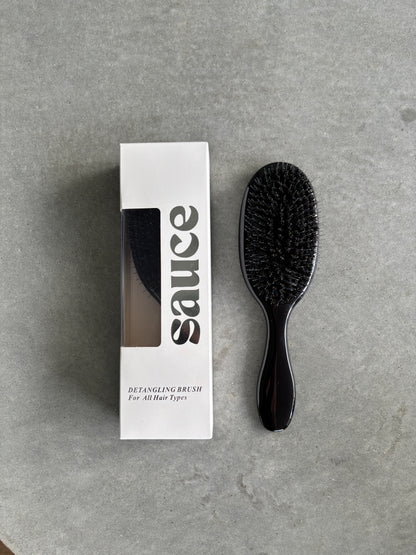 SAUCE BRISTLE BRUSH | Smoothing Hair brush for all hair types.