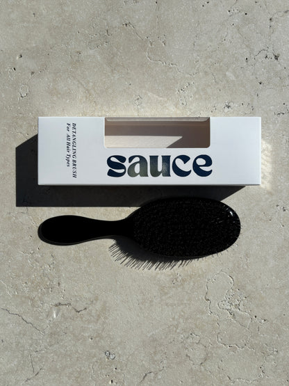 SAUCE BRISTLE BRUSH | Smoothing Hair brush for all hair types.